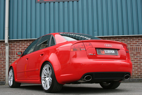 Scorpion Rear Silencers for Audi RS4 (B7)