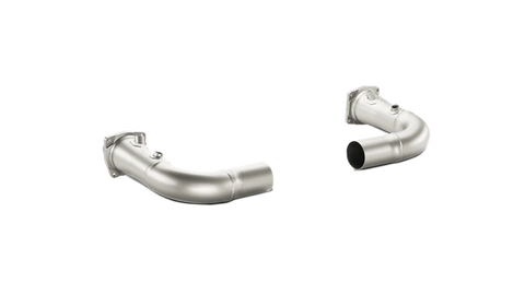 Akrapovic Link Pipe Set with Cataylst Removal (Titanium) for Porsche 911 Turbo & Turbo S (991.1)