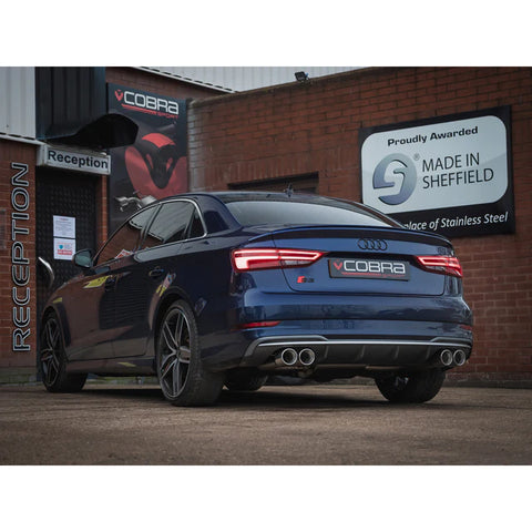 Cobra Sport Valved GPF-Back for Audi S3 Saloon (8V)