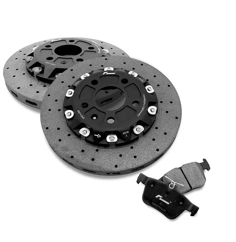 Racingline Stage 3+ Carbon Ceramic 310mm Rear Brake Disc/Rotor Conversion for Audi S3 & RS3 (8V) S3 (8Y), Volkswagen Golf GTI & R (MK8 & 7) & Arteon 2.0T 4Motion 280ps