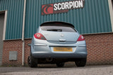Scorpion Rear Silencer for Vauxhall/Opel Corsa 1.0, 1.2 & 1.4 (D)