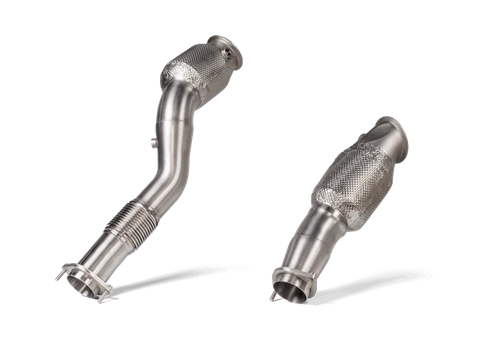 Akrapovic Downpipes with Sports Cats for BMW M2, M3 & M4 (G80/G82/G87, GPF)