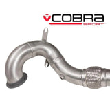 Cobra Sport Downpipe with Sports Cat for Volkswagen Golf GTI, Clubsport & Clubsport S (MK7)